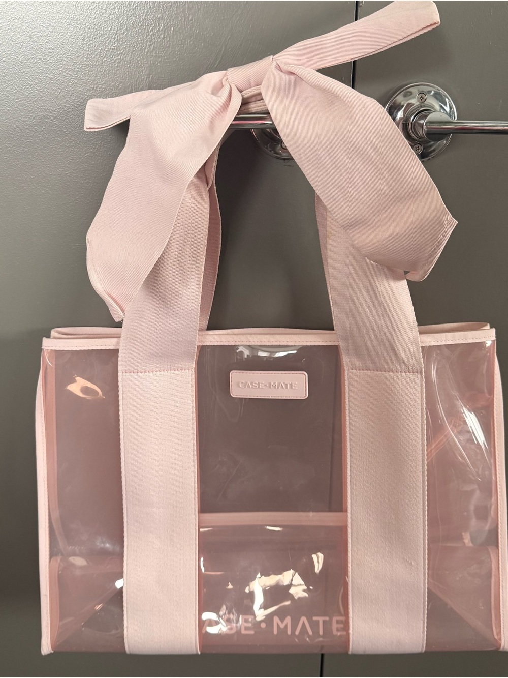 Pink Bow Jelly CASEMATE Pool Tote Bag